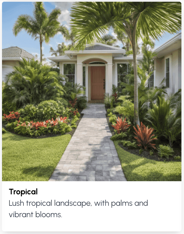 Tropical Garden: Lush and Vibrant