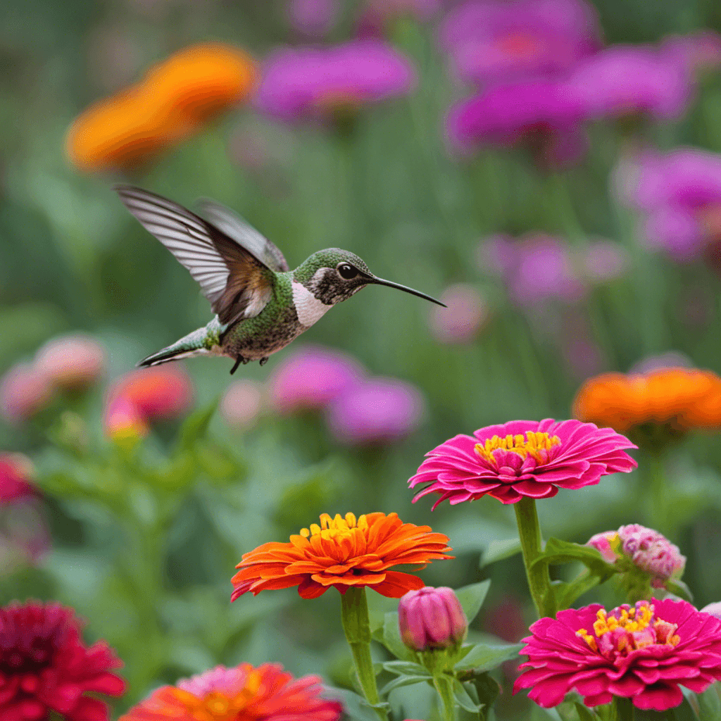 10. Zinnias
