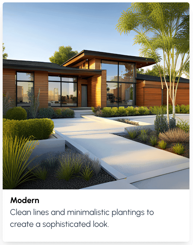 Modern Garden: Sleek and Sophisticated