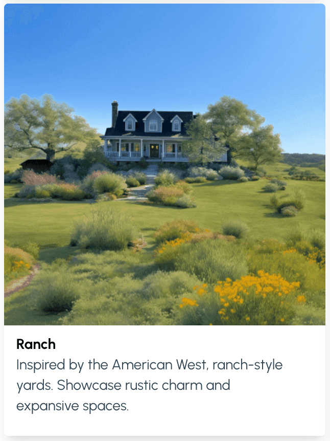 Ranch Garden: Rustic Western Charm